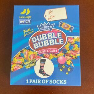 Dubble Bubble Socks Men's 8 - 12 Crew Length NWT